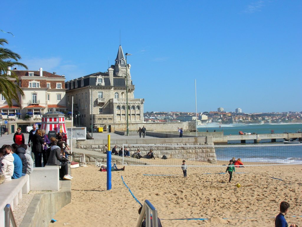The bay at Cascais on the Lisbon coast, Portugal