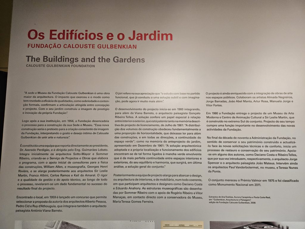 The Calouste Gulbenkian Foundation building in Lisbon