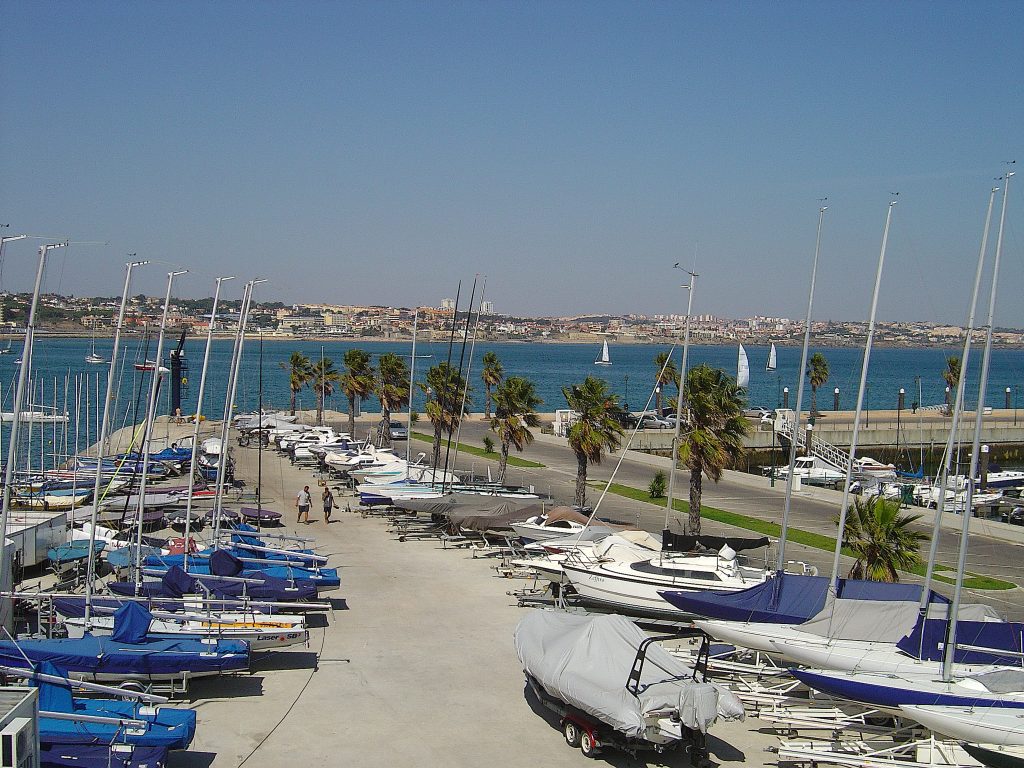 Marina de Cascais with the citadel behind