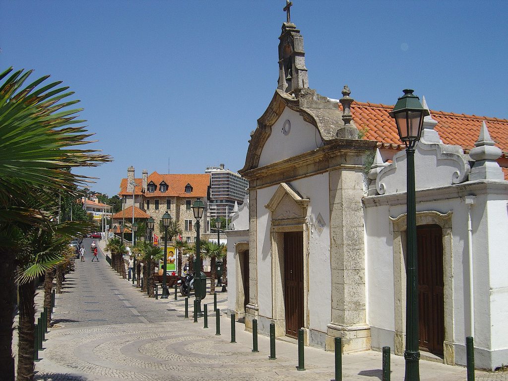 Praia da Conceicao beach in Cascais, Portugal
